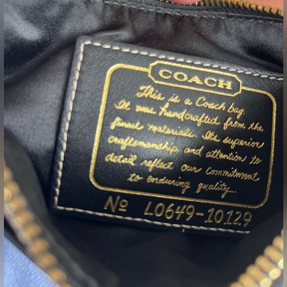 Coach Black and Gray Crossbody Bag; NWOT! Perfect Condition! - Picture 5 of 10